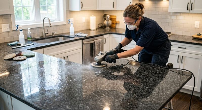 Granite Countertop Polishing in Roseville, CA