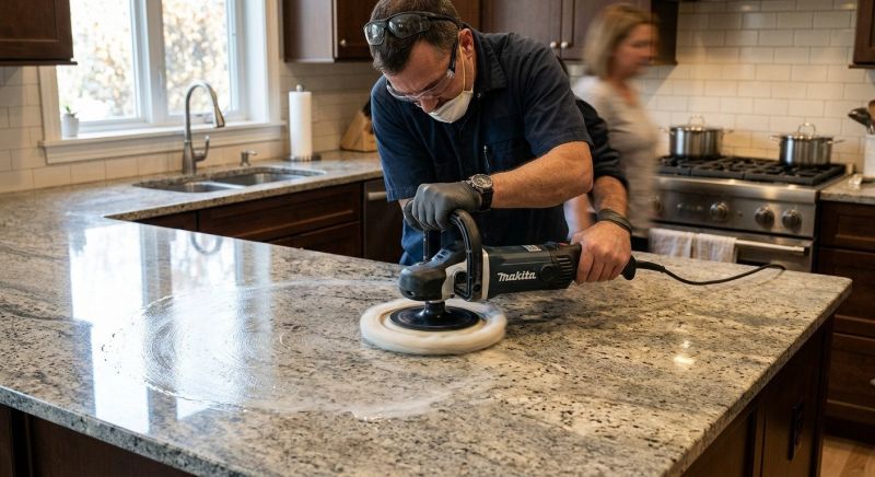 Granite Countertop Polishing in Sacramento, CA