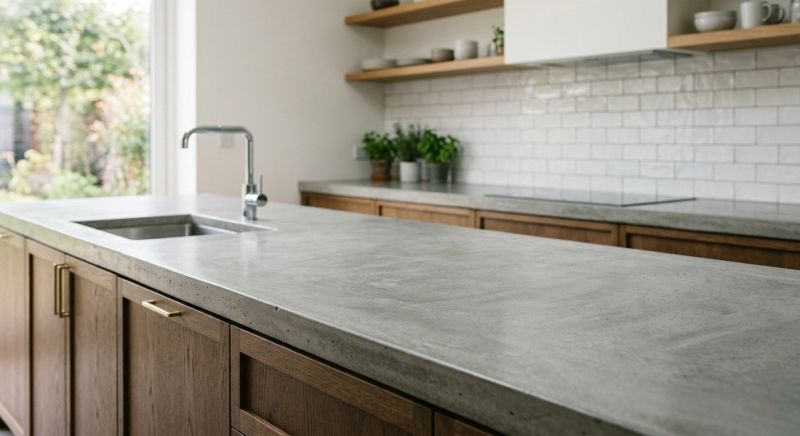 Concrete Countertop Pouring in Napa, CA