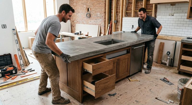 Concrete Countertop Service in Santa Rosa, CA