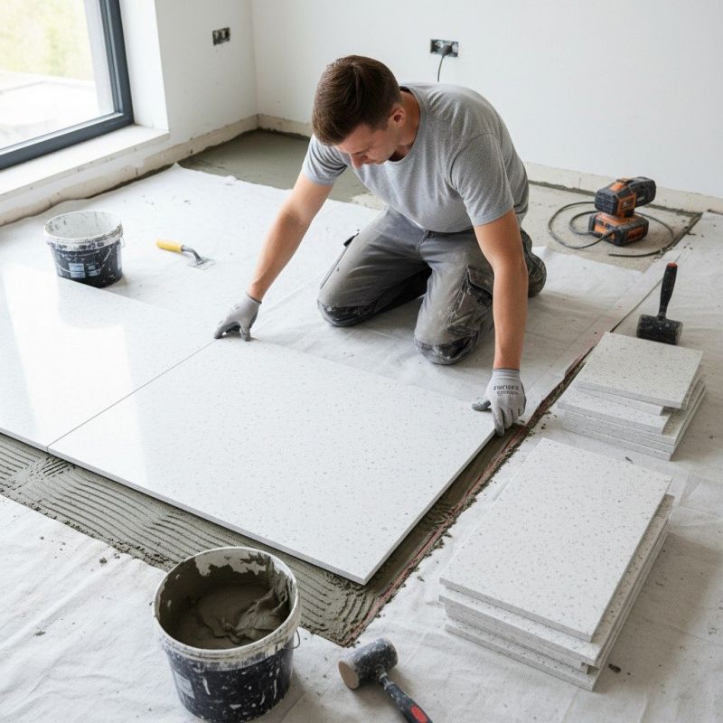 Soapstone Counter Installation