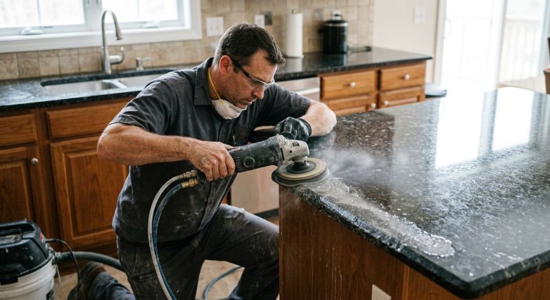 Countertop Polishing in Roseville, CA