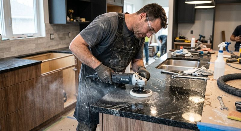 Countertop Polishing in Roseville, CA