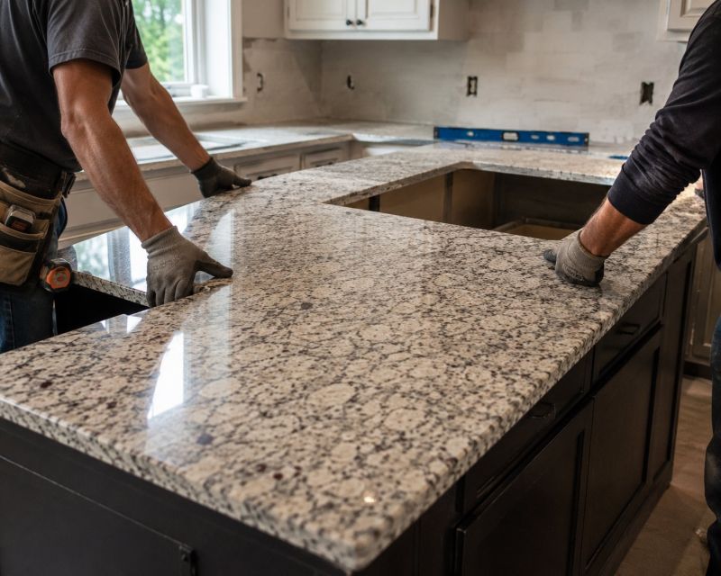 Granite Installation in Roseville, CA