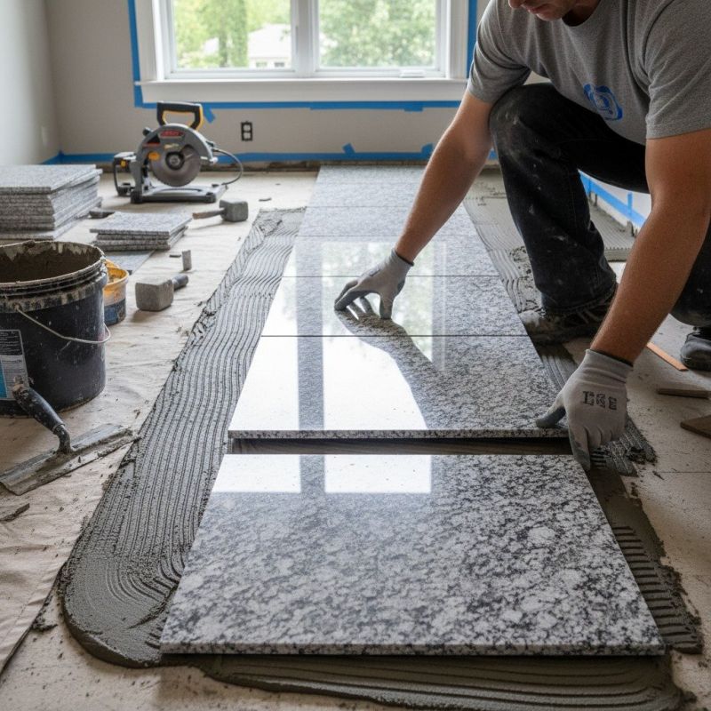 Granite Slab Installation