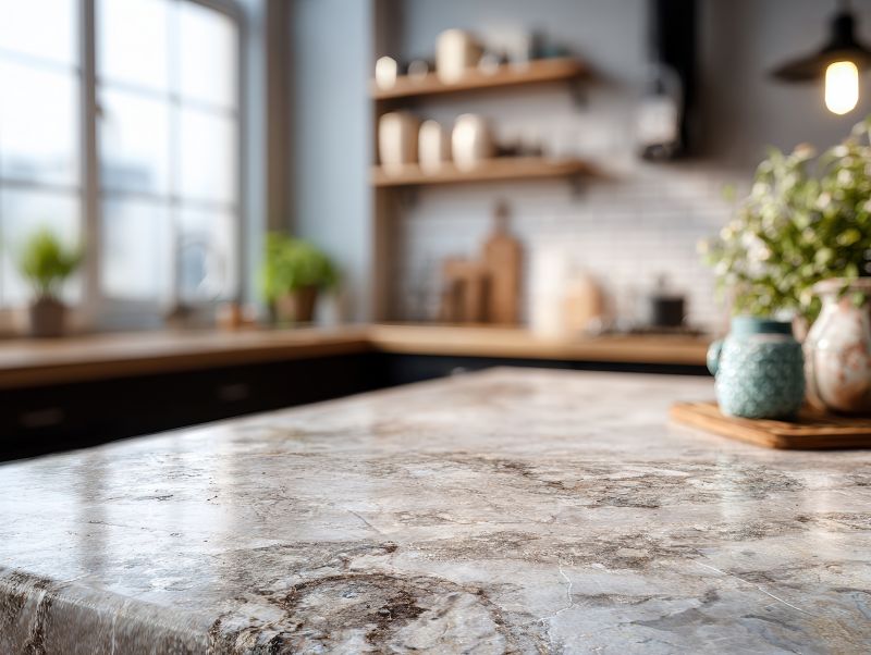 Marble Slab Installation in Lake County, IL