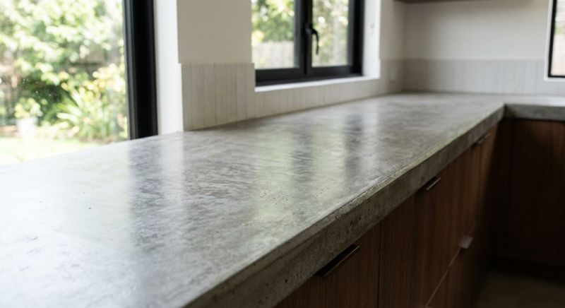 Poured Countertop Installation in Napa, CA